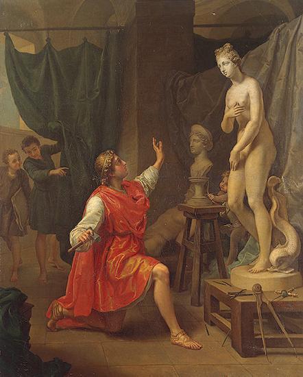 Laurent Pecheux Pygmalion and Galatea oil painting image
